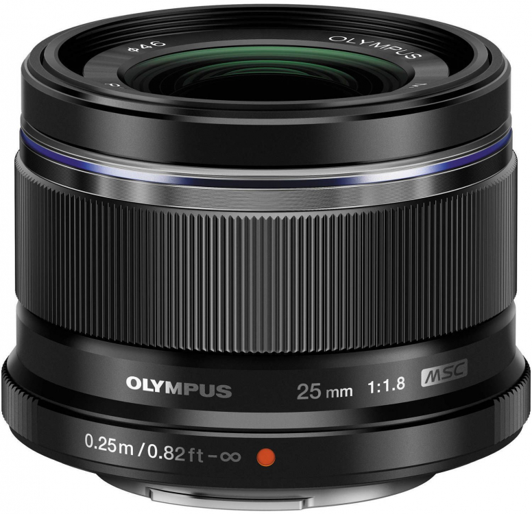 Объектив Olympus M.Zuiko Digital 25mm f/1.8, черный