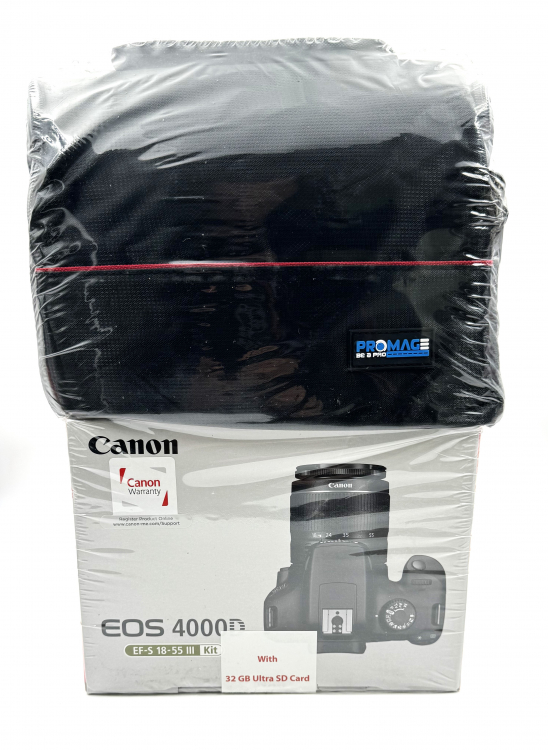 Canon EOS 4000D KIT 18-55MM F/3.5-5.6 DC III Starterpack