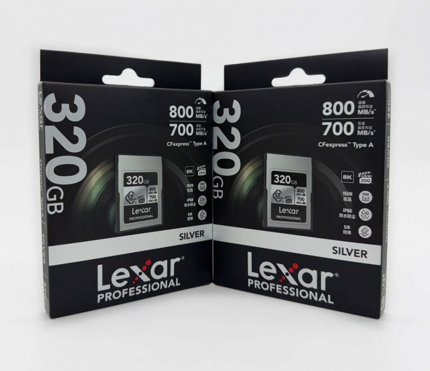 Lexar CFexpress Type A 320GB Silver (R800/W700)