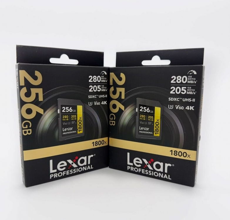 Lexar Professional SD 256Gb 1800x UHS-II U3 V60