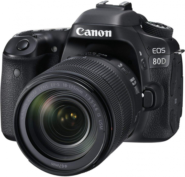 Фотоаппарат Canon EOS 80D kit EF-S 18-135 IS USM 