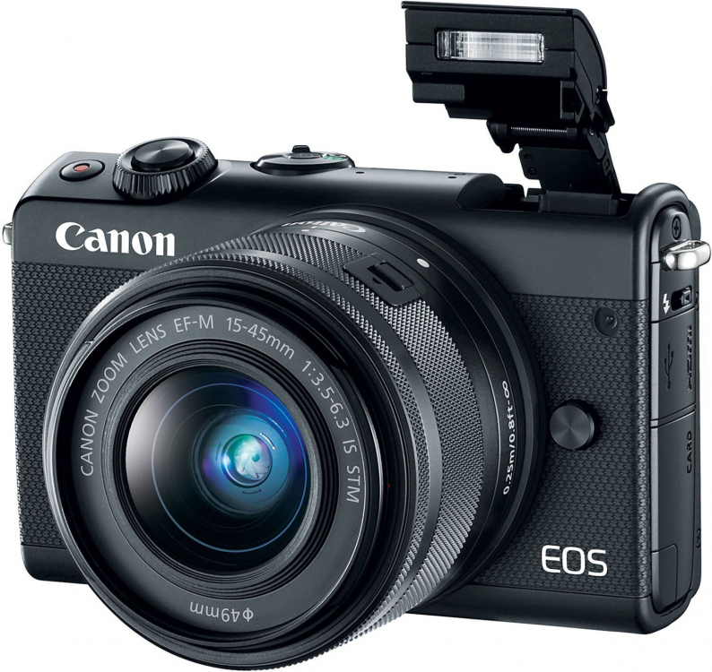 Фотоаппарат Canon EOS M200 Kit 15-45 IS STM Black