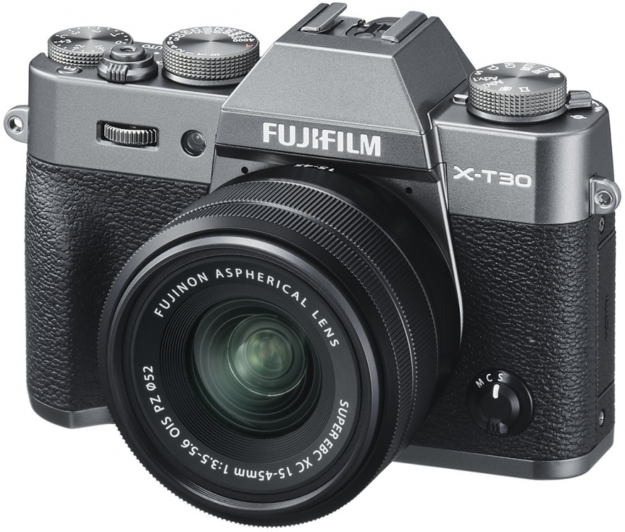 Фотоаппарат Fujifilm X-T30 Kit XF 15-45mm F3.5-5.6 OIS PZ Charcoal Silver