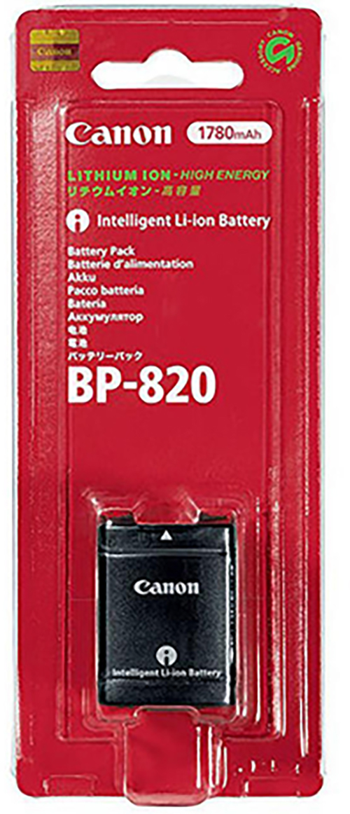 Canon Camera Lithium-Ion Battery Pack BP-820 (1780mAh