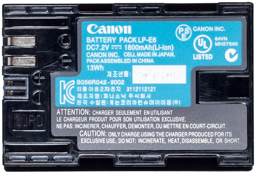 Аккумулятор CANON LP-E6